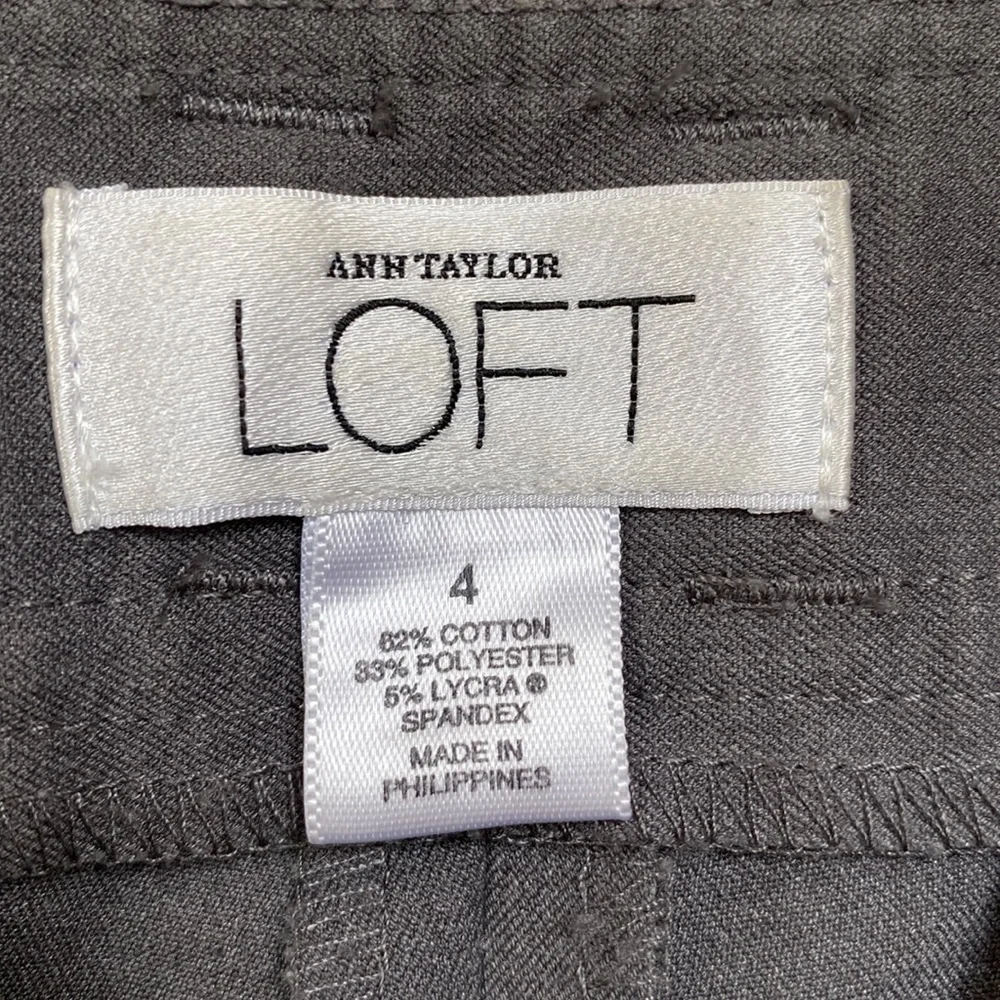 Loft Slim Dress Pants 💗 Gray - Picture 13 of 13